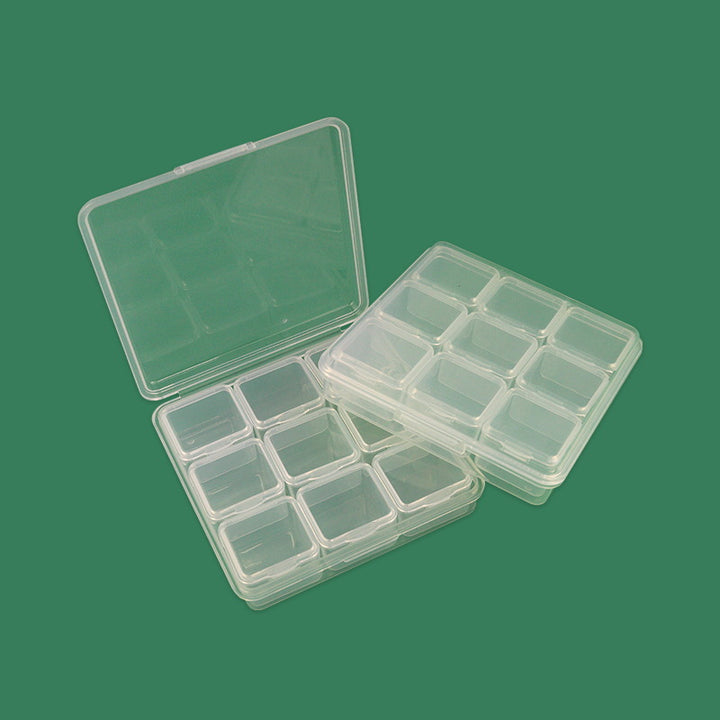 9-Compartment Clear Storage Organizer Bowlift