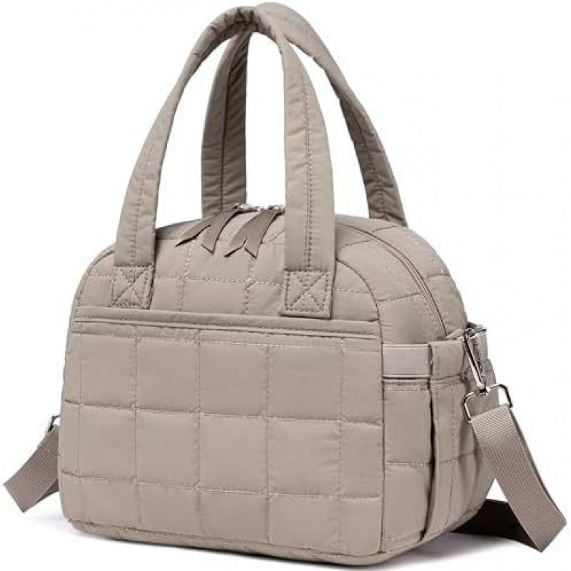 Multifunctional Quilted Shoulder Bag Bowlift