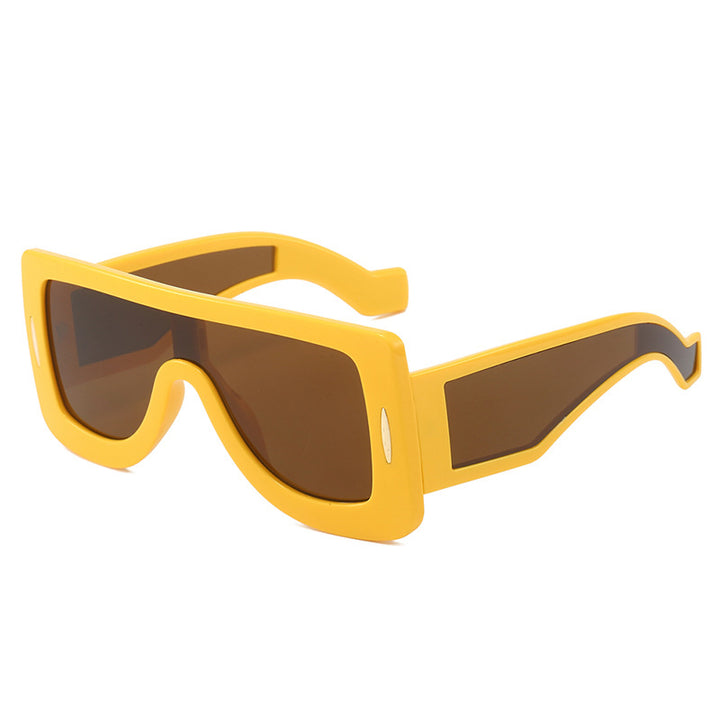 Ladies futuristic oversized sunglasses Bowlift