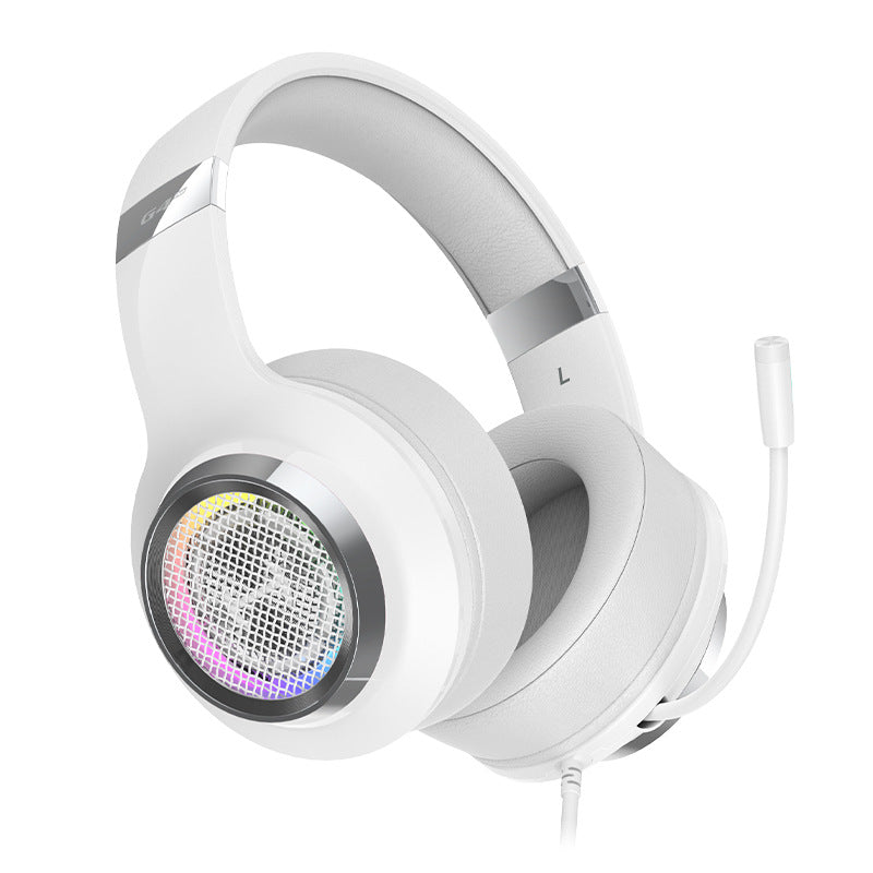RGB Gaming Headset with Adjustable Microphone Bowlift