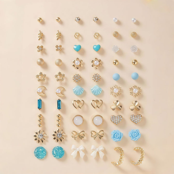 Sparkling Earrings Set Bowlift
