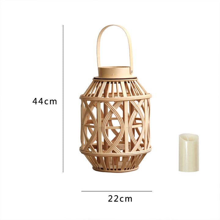 Decorative Rattan Pendant Lamp Bowlift