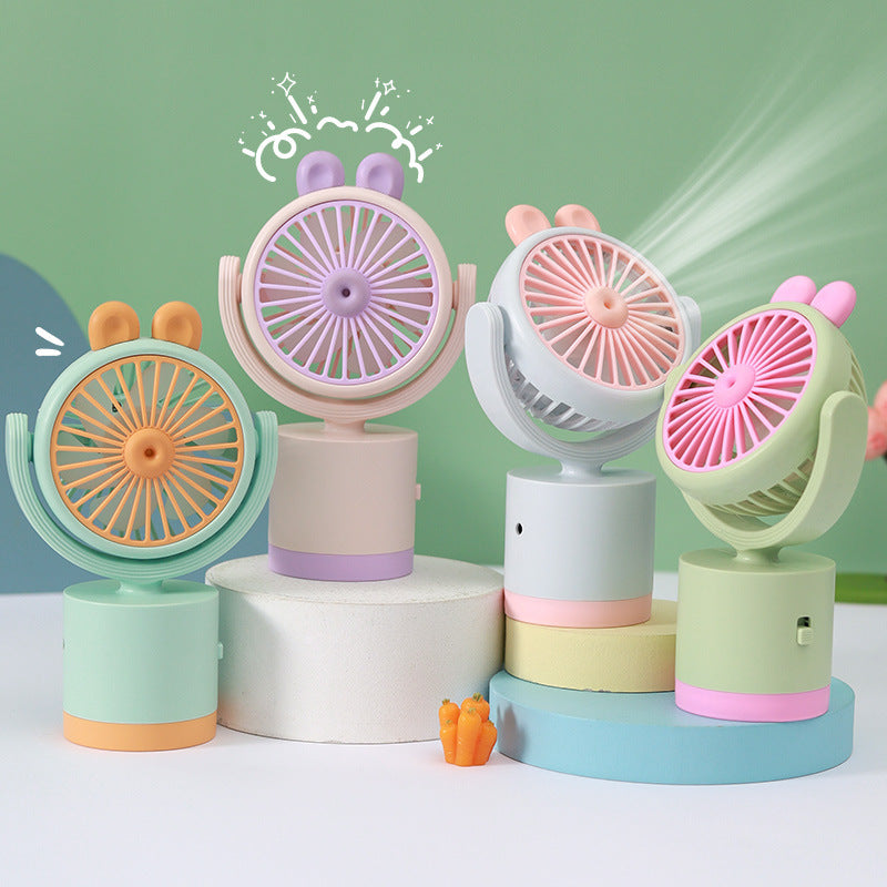 Unisex Funny Mini Hand Fan in Animal Design Bowlift