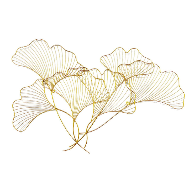Decorative Metal Ginkgo Leaf Wall Art Bowlift