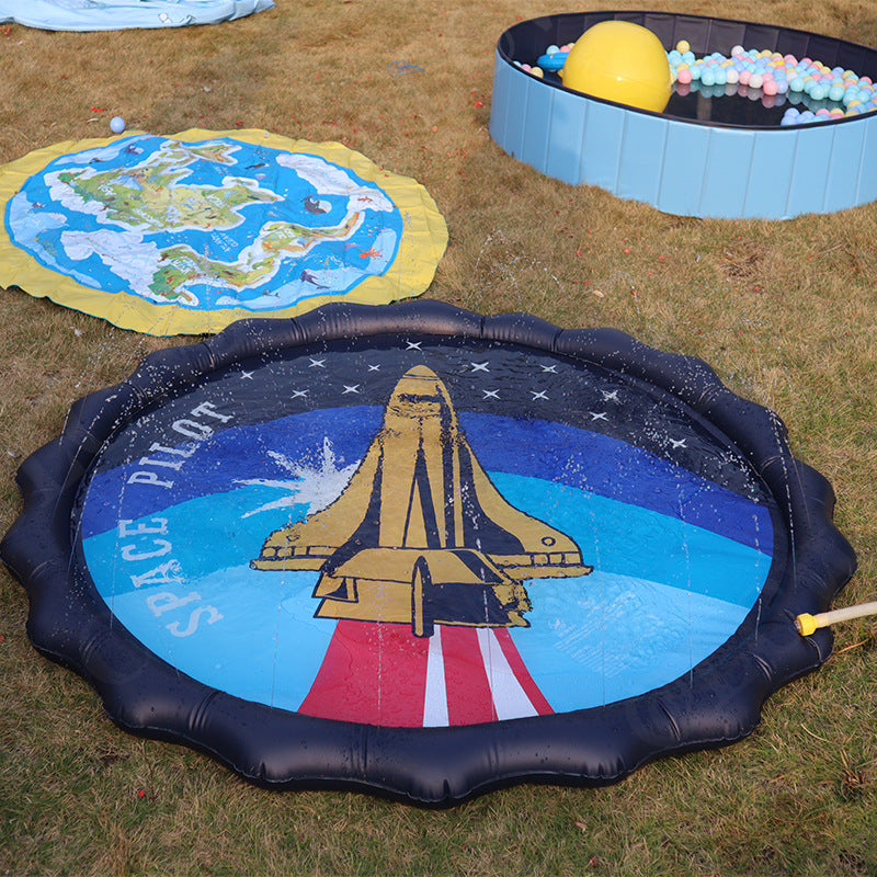 Unisex Water-Splash Play Mat Bowlift