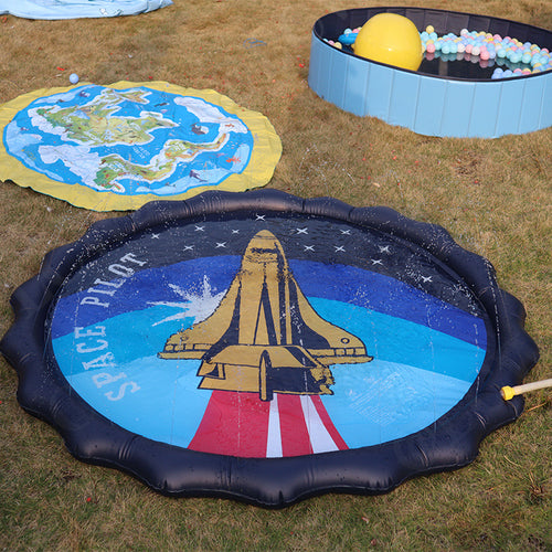 Unisex Water-Splash Play Mat Bowlift
