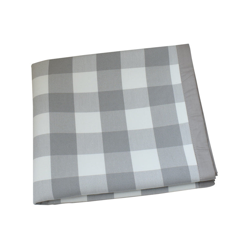 Ladies Plaid Pattern Tablecloth Bowlift