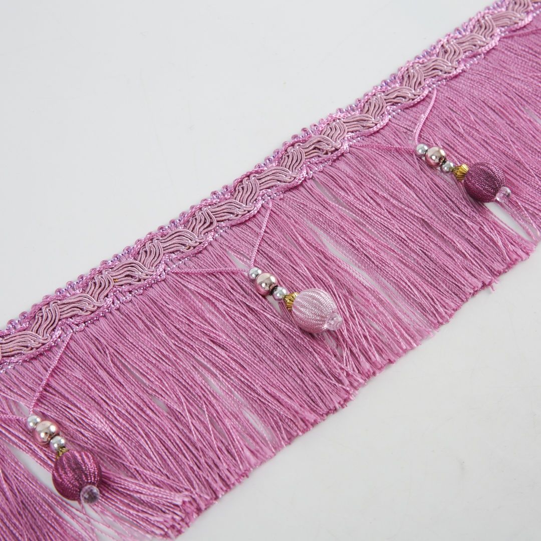 Luxury Fringe Braid with Bead Trim Bowlift