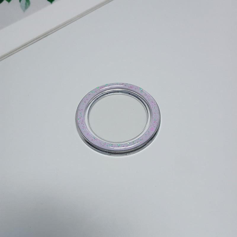 Decorative Transparent Compact Mirror Bowlift