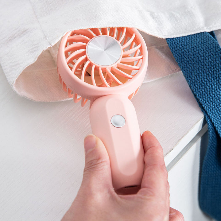 Women's portable mini fan with ergonomic grip technology Bowlift