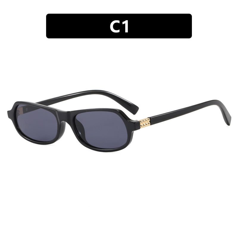 Ladies stylish fashionable sunglasses with golden accents Bowlift