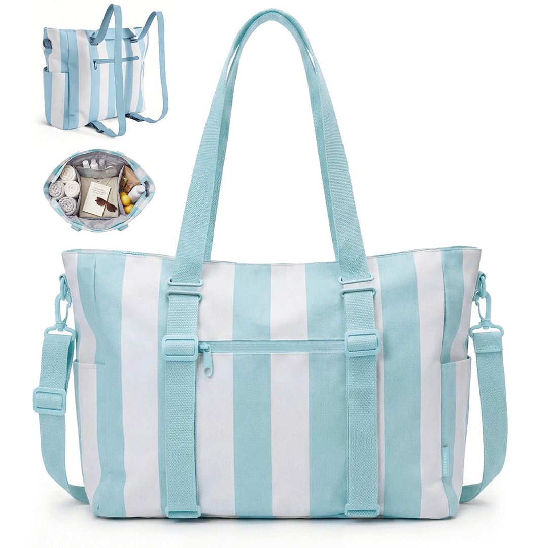 Multifunctional tote bag with practical interior Bowlift