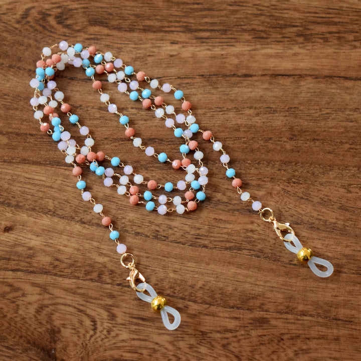 Multi-Color Beaded Eyewear Chain Bowlift