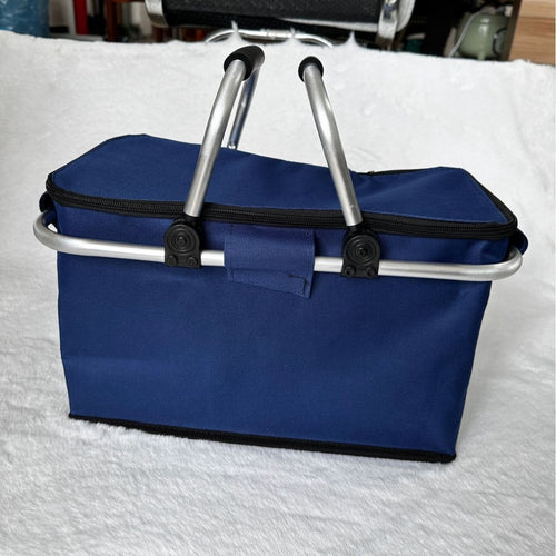 Cooler bag with sturdy aluminum frame and insulating inner lining Bowlift