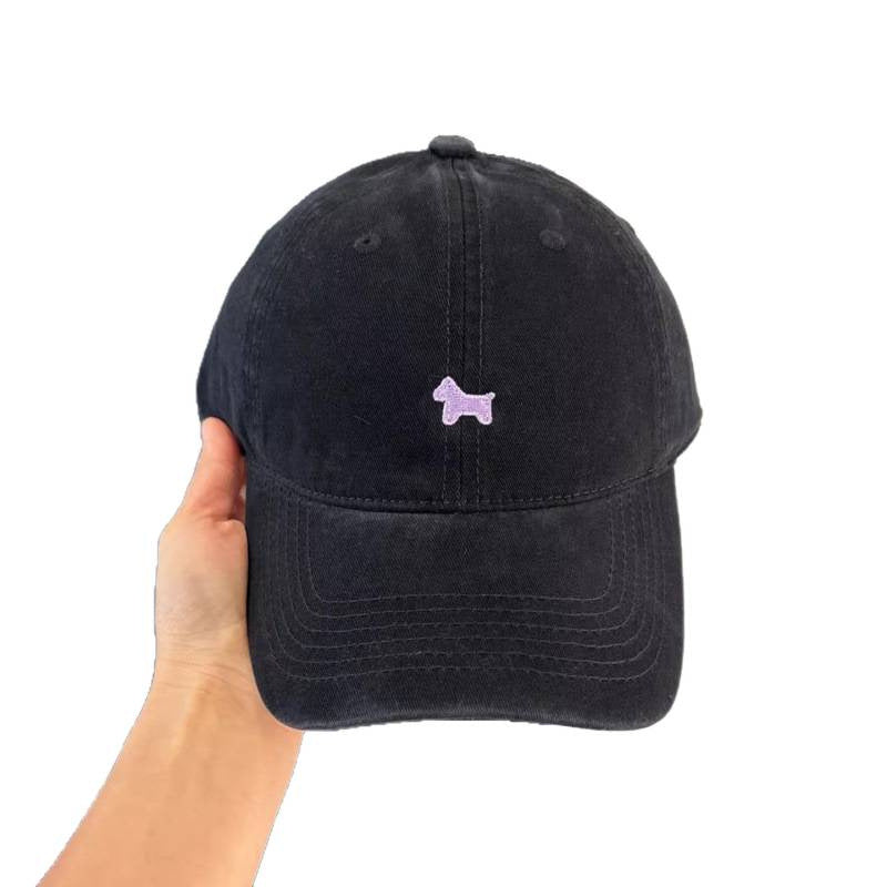 Women's Casual Embroidered Dog Cap Bowlift