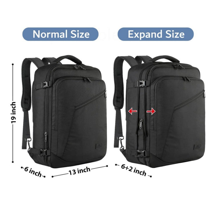 Multifunctional travel backpack with integrated storage compartments and ergonomic design Bowlift