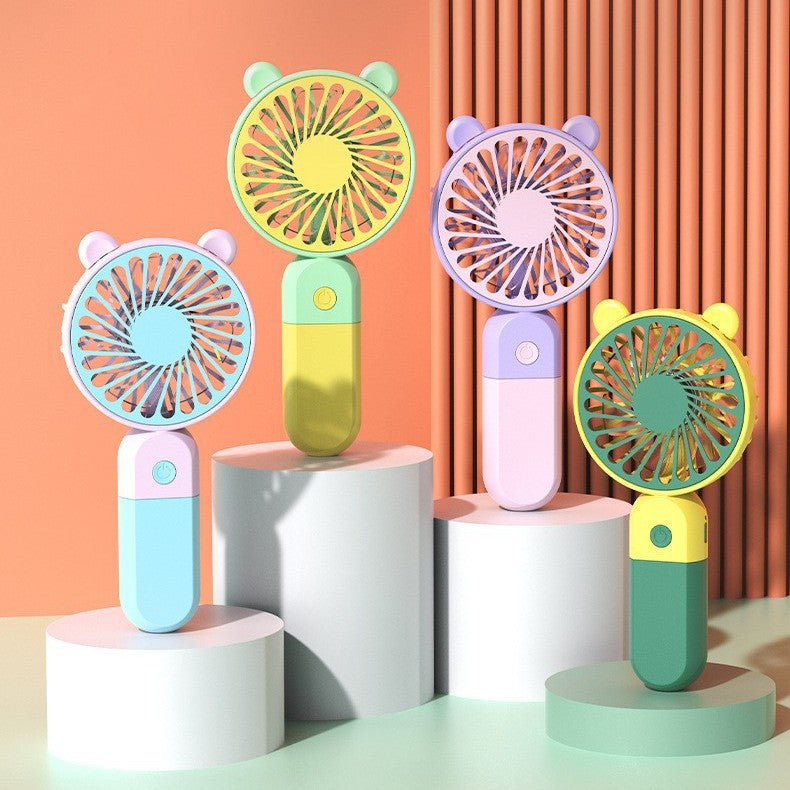 Unisex Portable Rechargeable Handheld Fan Bowlift