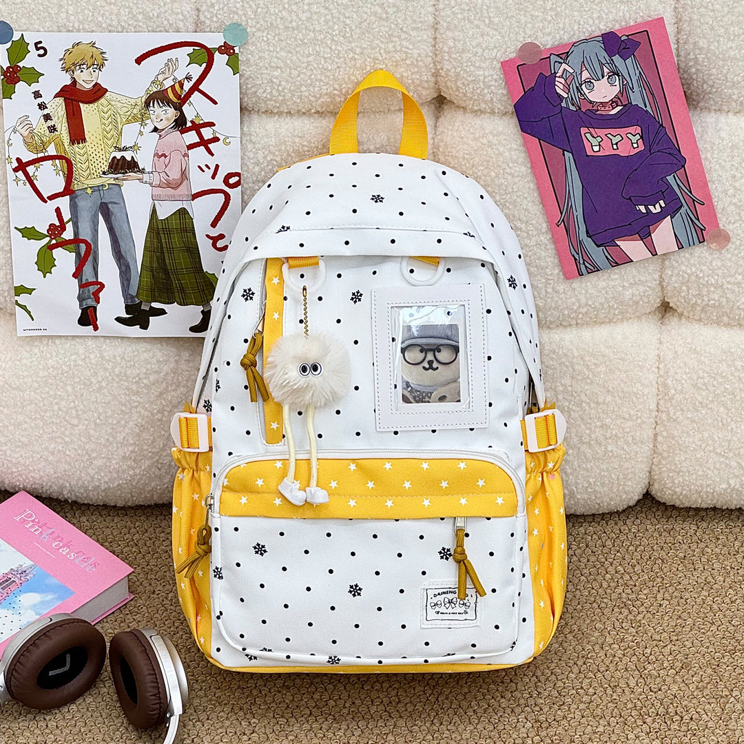 Multifunctional Illustrated Backpack