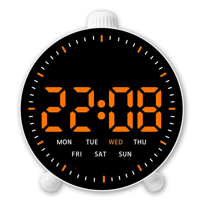 Digital Alarm Clock with LED Display Bowlift