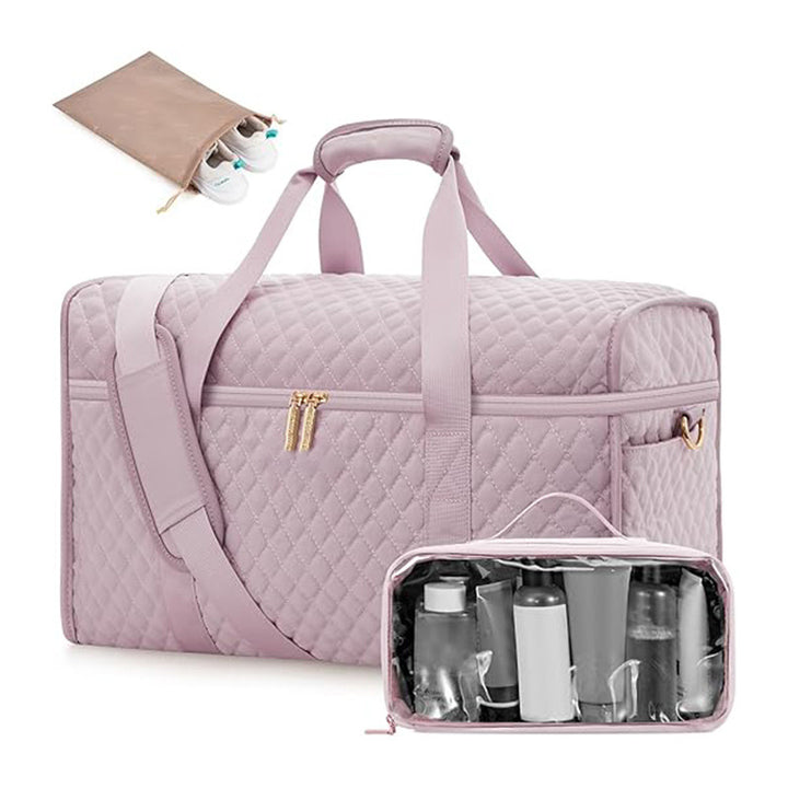 Multifunctional Travel Bag with Integrated Cosmetic Container Bowlift