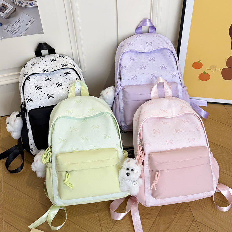 Whimsical Pattern Casual School Backpack Bowlift