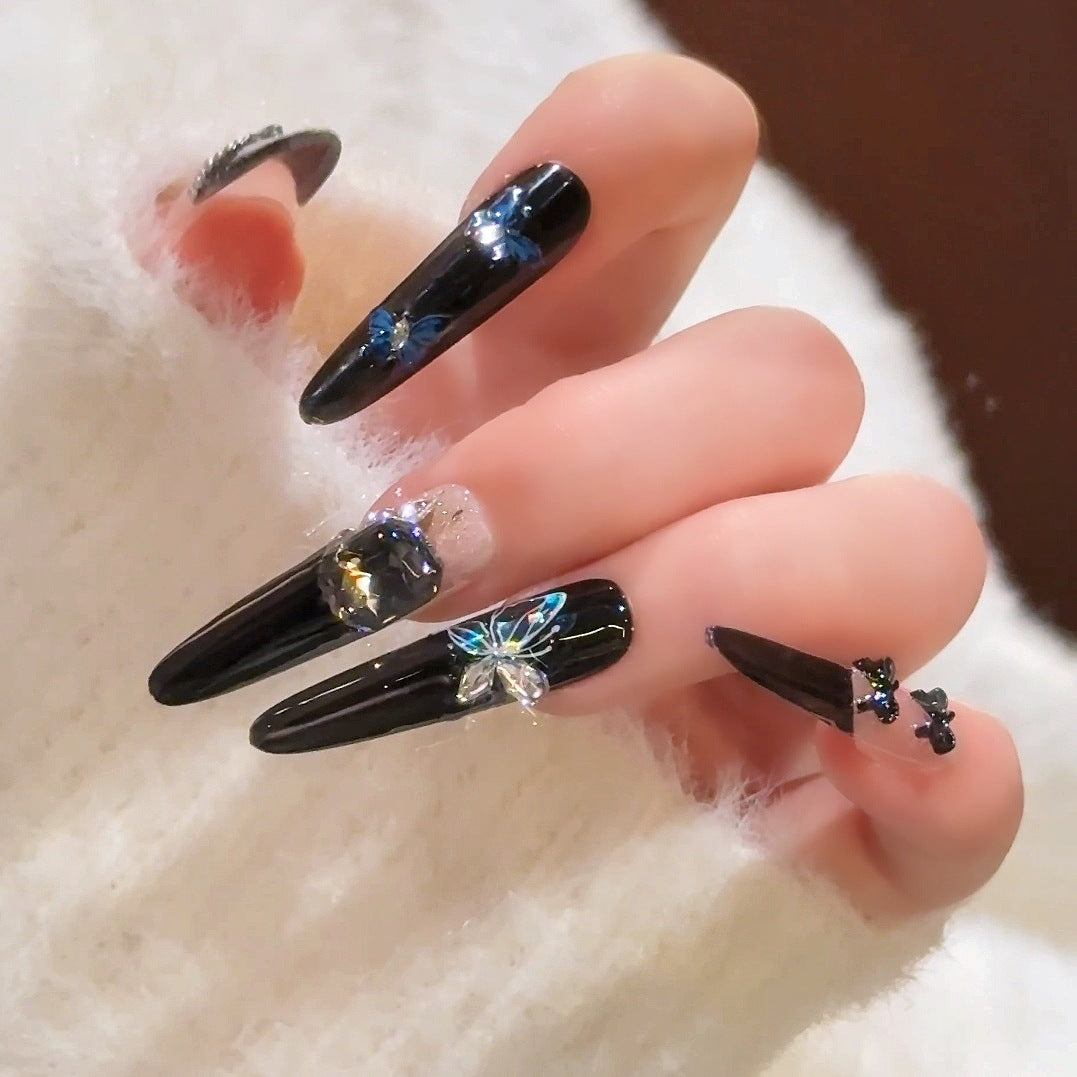Artistic Long-Lasting Press-On Nail Extensions Bowlift