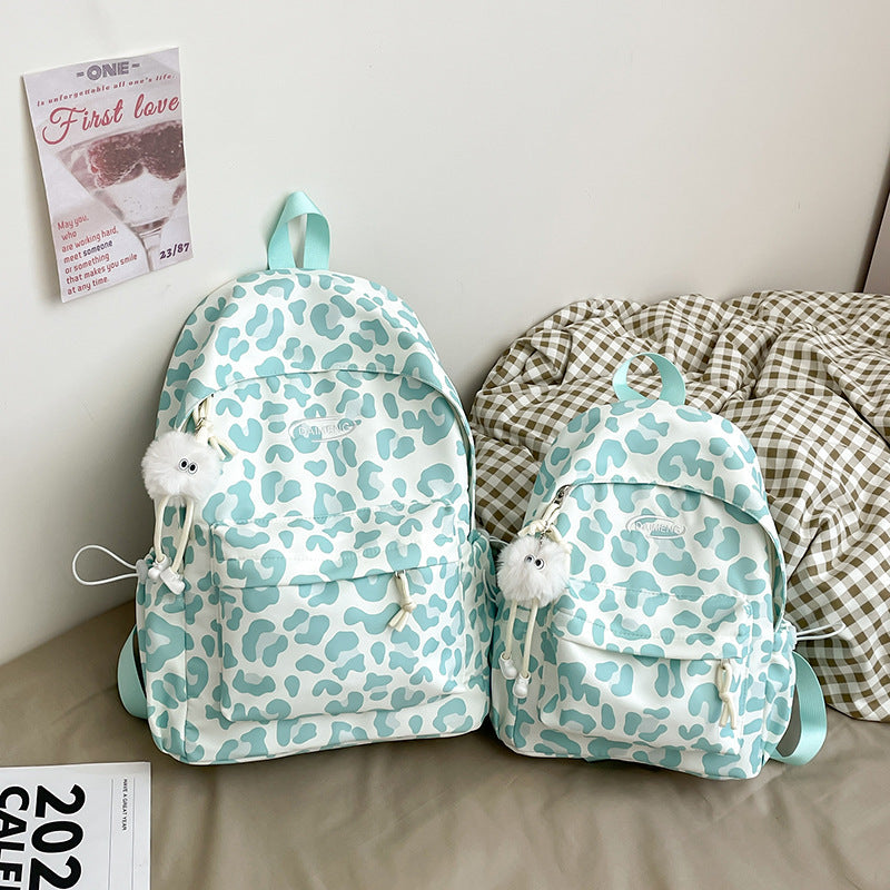 Stylish Cheetah Print Backpack