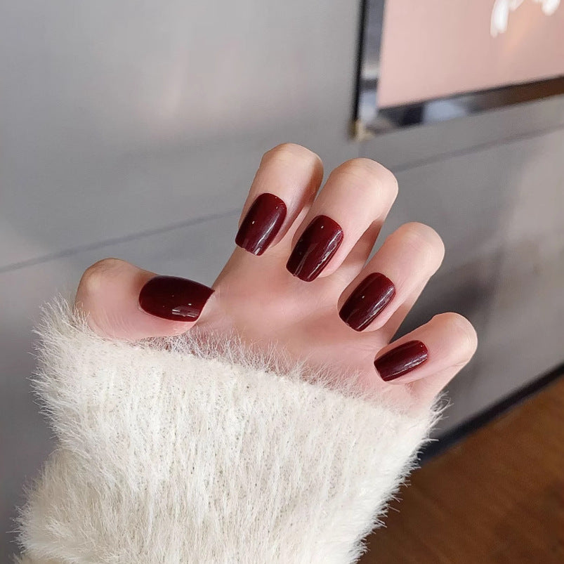 Glossy Long-Lasting Press-On Nails Bowlift