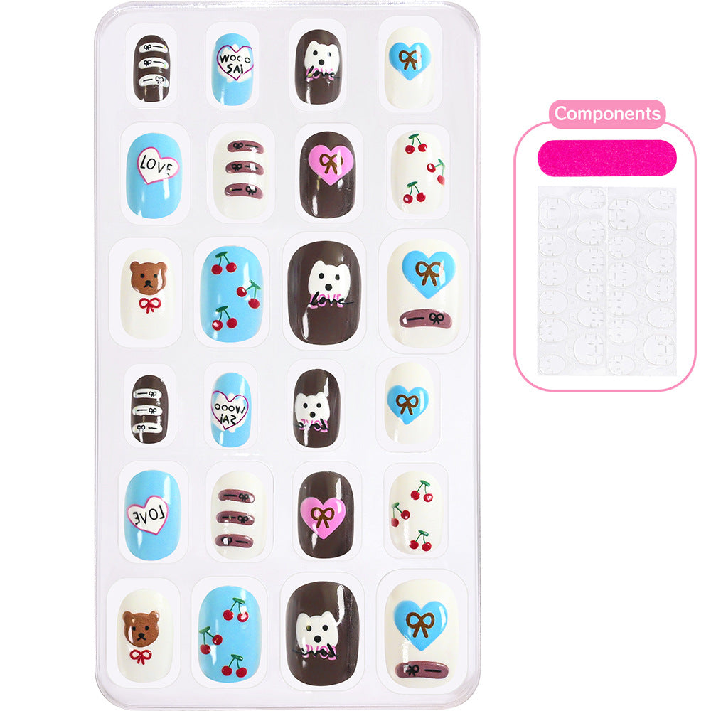 Themed Summer Beach Nail Art Press-On Nails Bowlift