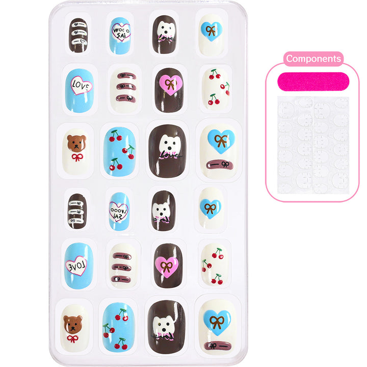 Themed Summer Beach Nail Art Press-On Nails Bowlift