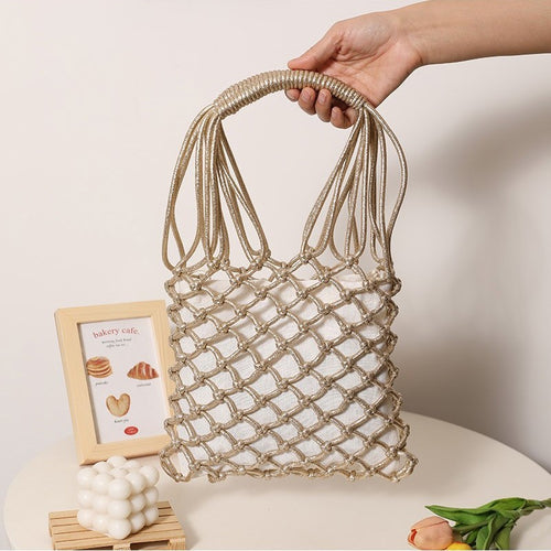 Elegant mesh tote bag with sturdy handles Bowlift