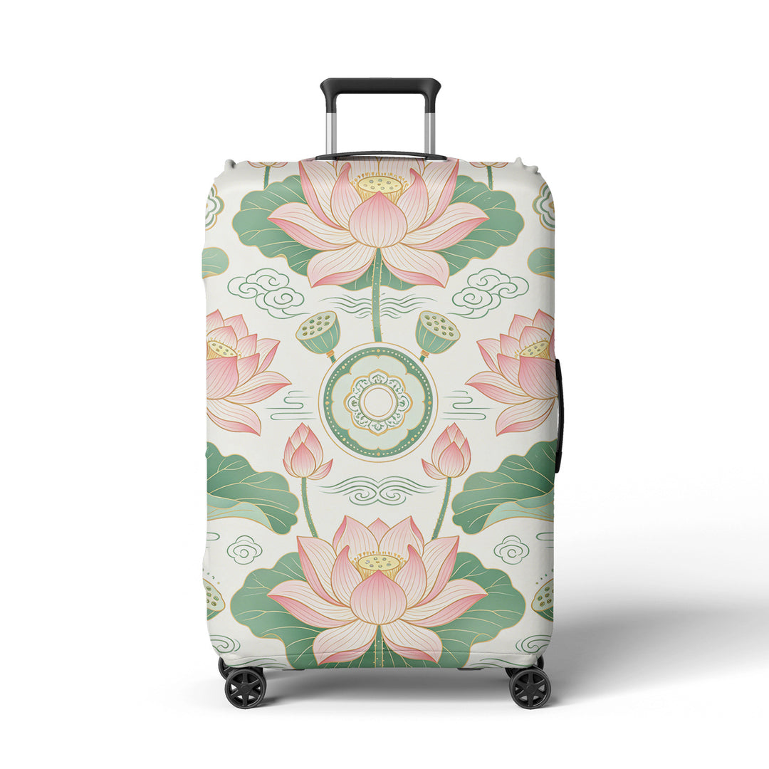 Women Hard Shell Suitcase in Elegant Bamboo Design Bowlift