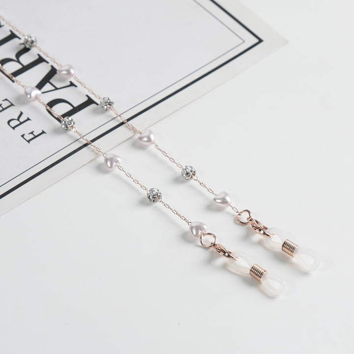 Elegantly Beaded Eyewear Chain Bowlift