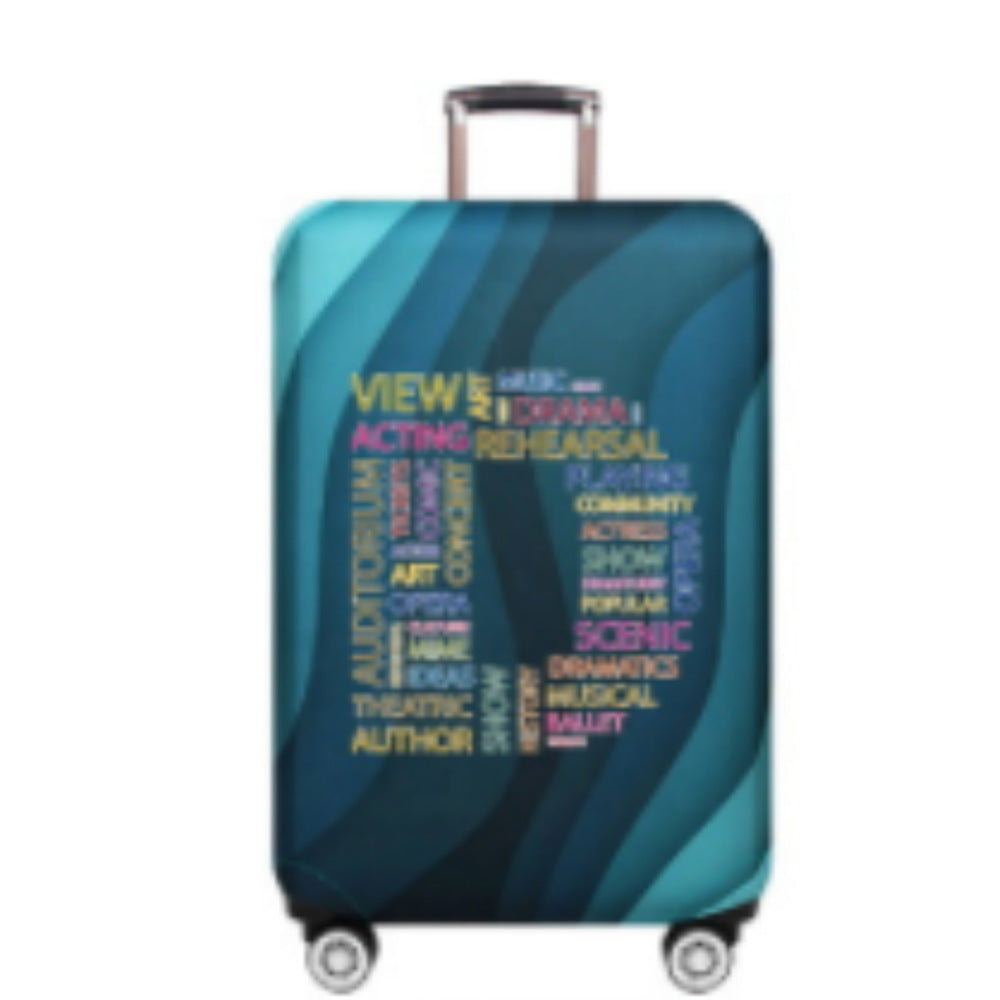 Unisex Hard Shell Suitcase with Creative Cultural Design Bowlift