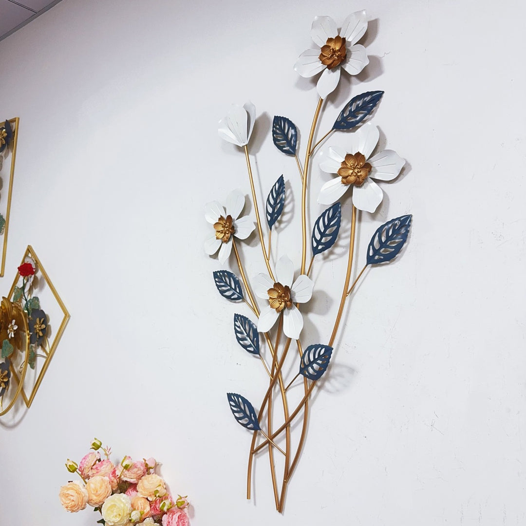 Elegant Floral Wall Sculpture Bowlift