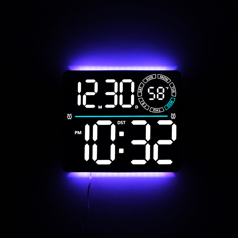 Digital Wall Clock Bowlift