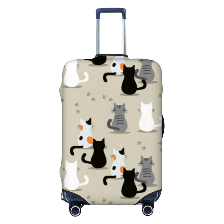 Women Hard Shell Suitcase with Trendy Surf and Palm Design Bowlift