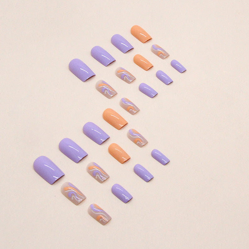 Artistic Swirl Nail Design Set Bowlift