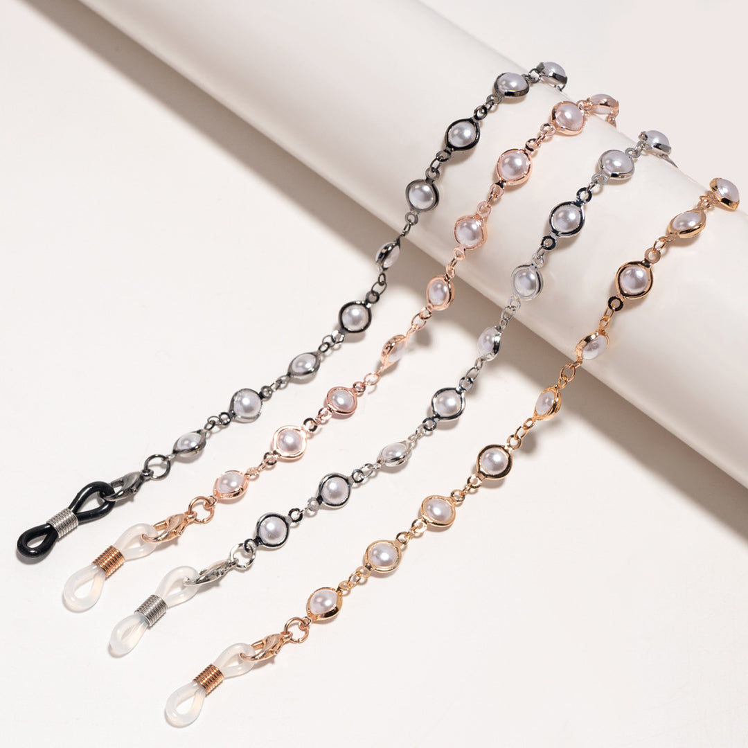 Elegant Pearl Beaded Eyewear Chain Bowlift