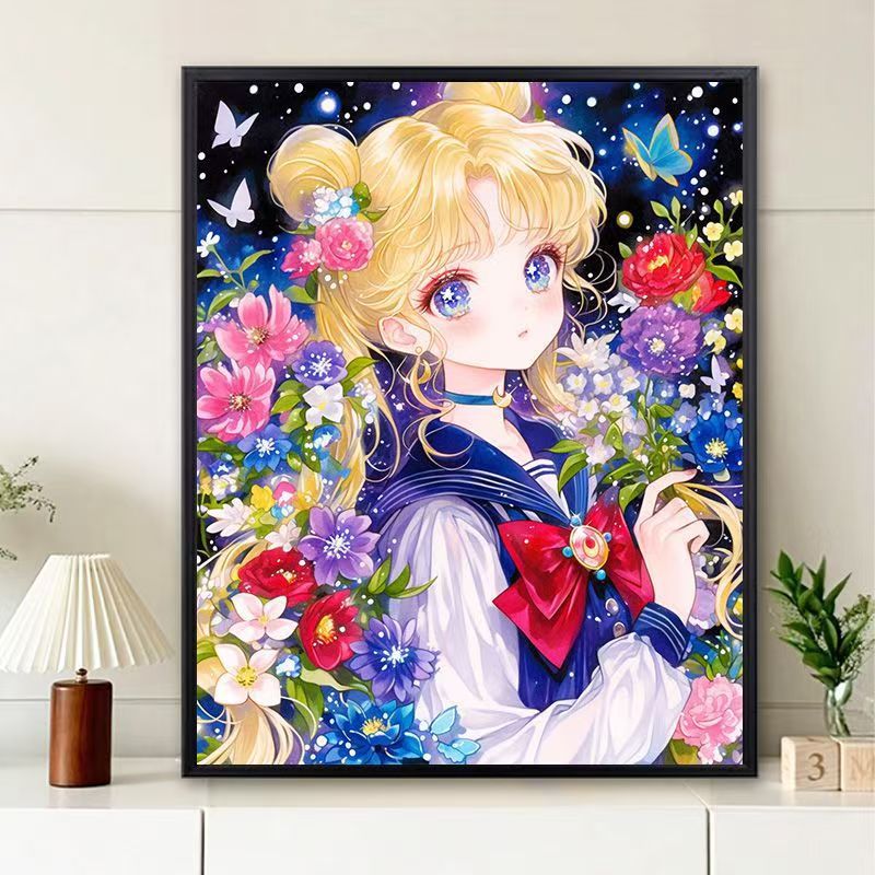 Whimsical Floral Character Art Print Bowlift