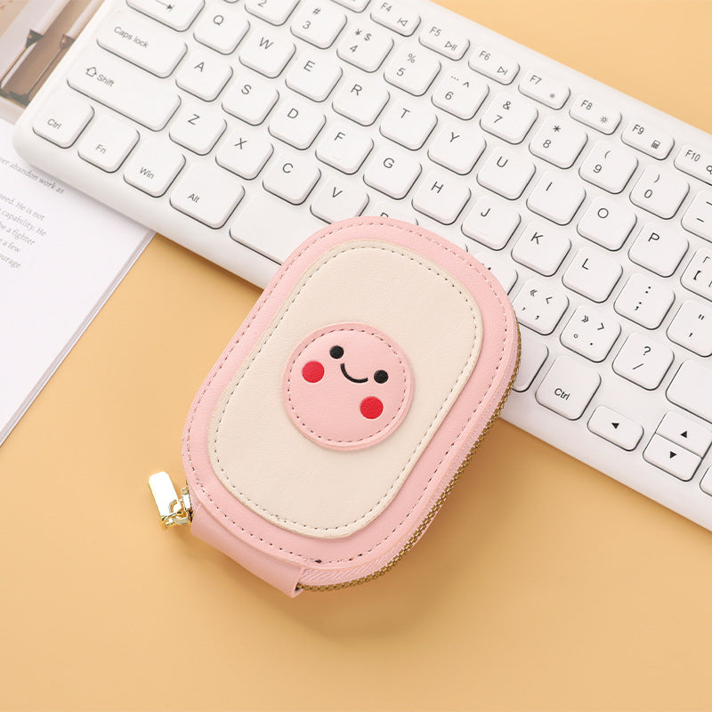 Cute Cartoon Zippered Coin Purse Bowlift