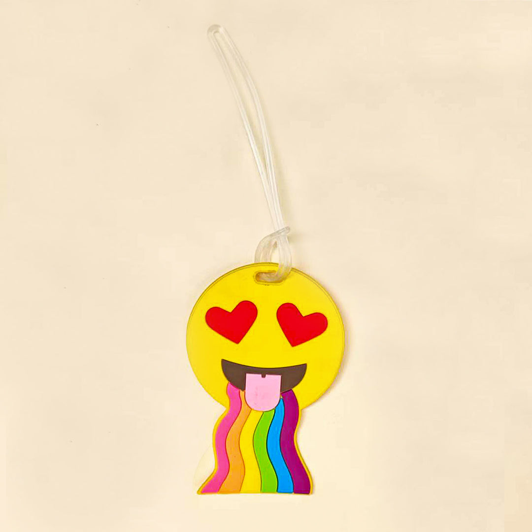 Unisex Emoji-Inspired Luggage Tag Bowlift
