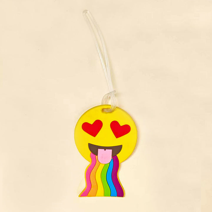 Unisex Emoji-Inspired Luggage Tag Bowlift
