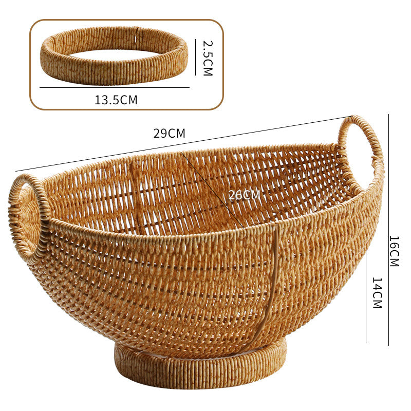 Unisex Handwoven Fruit and Vegetable Stand Bowlift