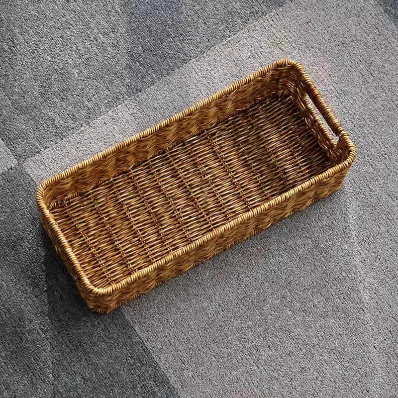 Stylish Rectangular Woven Organizer Bowlift