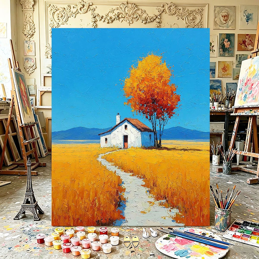 Autumn-Inspired Landscape Canvas Art Bowlift