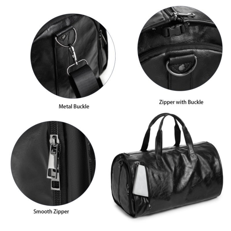 Premium Leather Duffle Bag Bowlift
