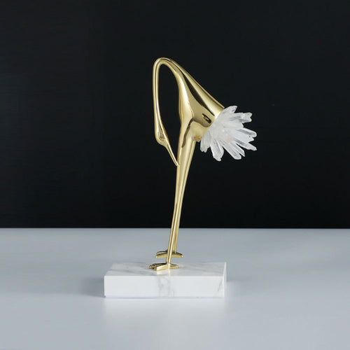 Elegant Decorative Bird Sculpture