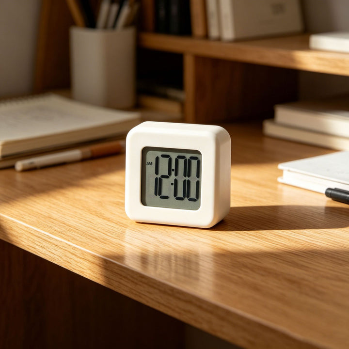 Digital alarm clock with large dial and alarm function Bowlift