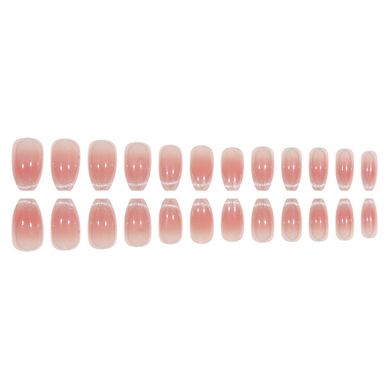 Elegant Glossy Gel Press-On Nails Bowlift